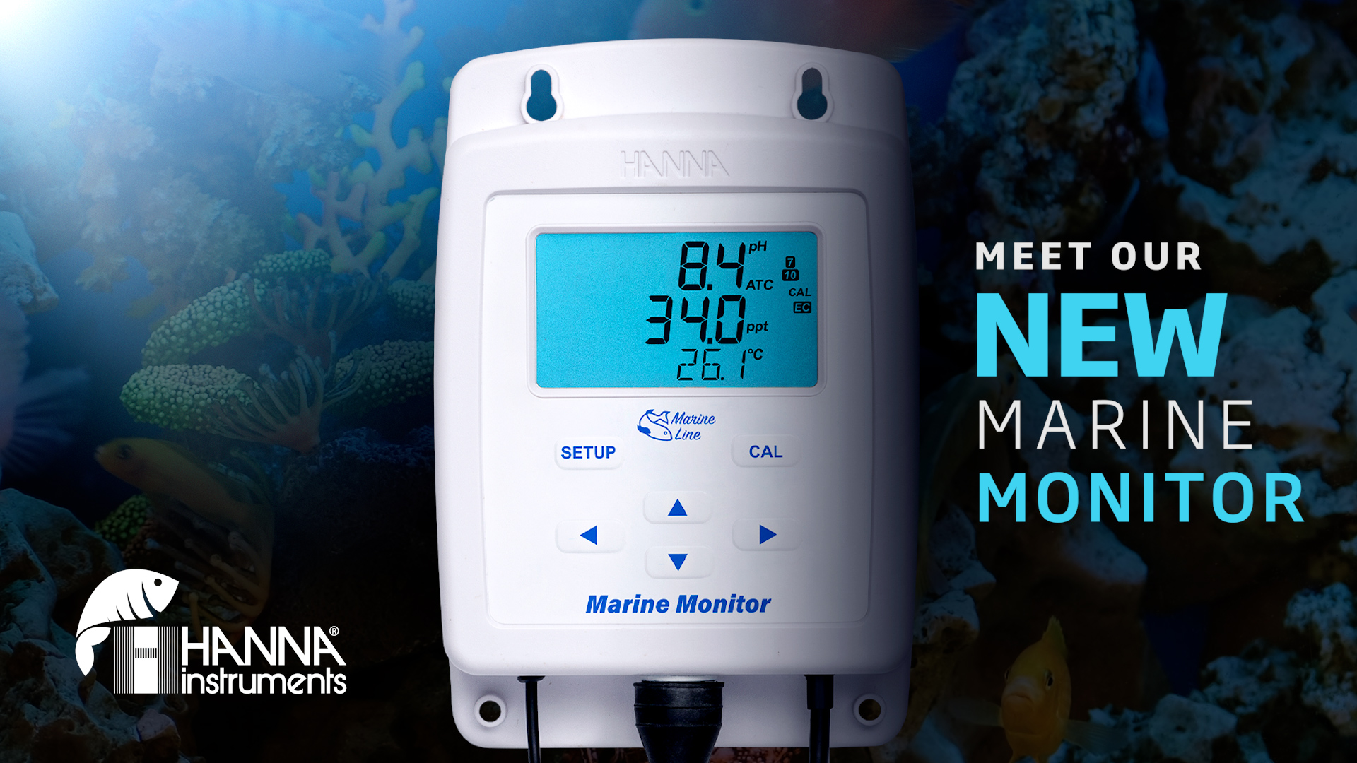 Marine Monitor pH, Marine Salinity, and Temperature continuous